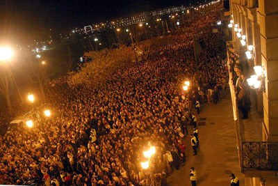 Milers de persones a Blondel.