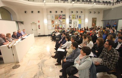 Acte de lliurament de diplomes de formació als treballadors de l'Ajuntament de Lleida.