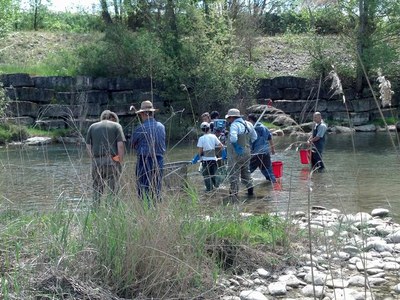 El curs de la Regidoria de Medi Ambient per estudiar i identificar peixos dels rius mediterranis ha comptat amb teoria i pràctica.