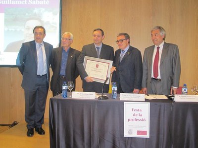 En el decurs de l'acte, s'ha homenatjat els enginyers amb 25 anys de col·legiació.