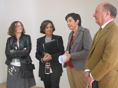 La 1a tinent d'alcalde, Marta Camps, ha assistit a l'acte en què s'ha reconegut el patrimoni arquitectònic del Moviment Modern.