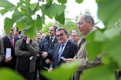Àngel Ros ha destacat la col·laboració entre la Paeria i la Universitat de Lleida per dissenyar i posar en marxa l’Arborètum.