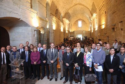 La Sala de la Canonja ha estat l'escenari de la commemoració del Dia d'Europa, a Lleida..
