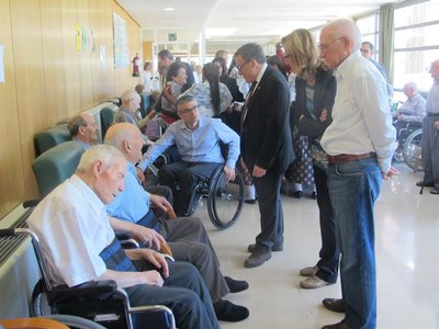 Com cada any, el paer en cap ha felicitat la Festa Major als usuaris de la Llar.