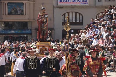 Els lleidatans han honorat a Sant Anastasi, patró de la ciutat.
