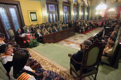 El saló de sessions ha acollit l'acte..