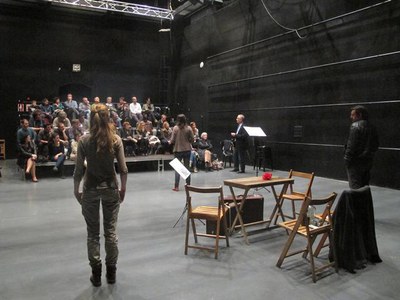 El projecte s'ha presentat a la sala 2 del Teatre de l'Escorxador..