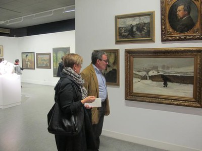 Ros i Parra han visitat el Museu Morera en el marc del Dia dels Museus que se celebra amb la Nit dels Museus.