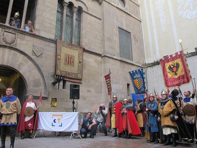 Les Ambaixades s'han recreat a la plaça de la Paeria.