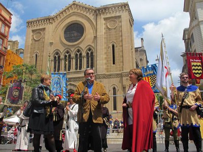 Àngel Ros ha assenyalat que la Festa de Moros i Cristians de Lleida és una representació de cultura popular.