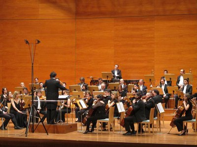 El concert de l'OJC a l'Auditori clou la gira per les terres de Lleida per commemorar el seu desè aniversari.