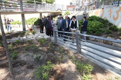 La Paeria ha arranjat l’enjardinament del pàrquing, a la zona propera al carrer Ramon y Cajal.