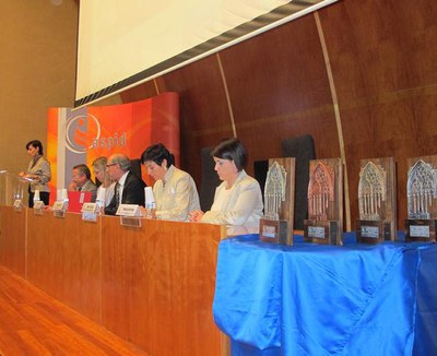 L'alcaldesa accidental, Marta Camps, ha assistit a la cerimònia de lliurament dels setzens premis Aspid.