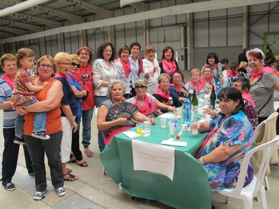 L'Aplec de Dones ha comptat enguany amb l'assistència de gairebé 400 persones.