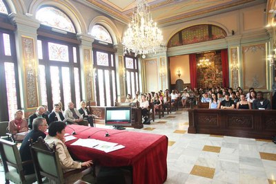 L'Audiència pública al Plenari dels Infants i dels Adolescents ha tingut lloc al saló de sessions de la Paeria..