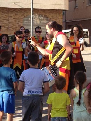 La Banda Retocada, a Magraners en el marc de les Nits d'Estiu 2013.
