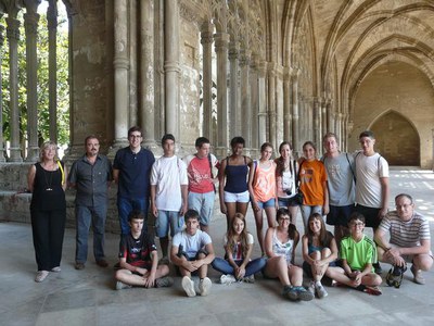 Els 17 joves han recuperat patrimoni de la Seu Vella en un camp de treball organitzat per la Regidoria de Joventut amb la secció d’Arqueologia del de….