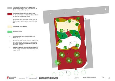 Plànol 2 de la urbanització de la plaça Balàfia.