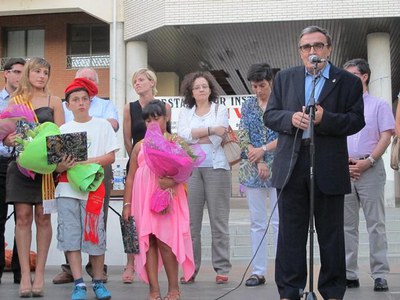 L'alcalde Ros ha desitjat una bona festa major als veïns del barri Instituts-Sant Ignasi.