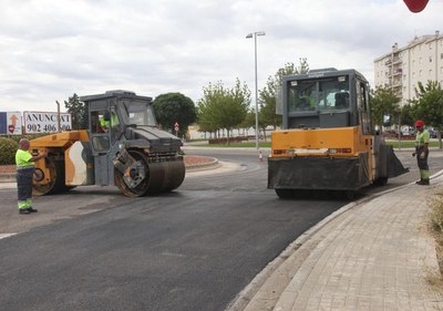 L'asfaltatge està previst que finalitzi aquest dimecres 28 d' agost..