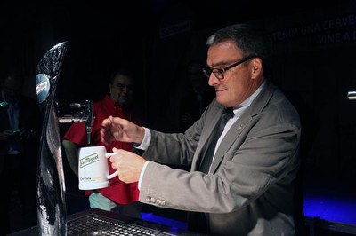 L’alcalde de Lleida ha presidit l’obertura de Cervisia que organitzen la Fecoll i San Miguel, amb la col·laboració de la Fira de Lleida.