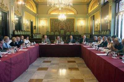 La sessió ha tingut lloc al saló de plens de l'Ajuntament de Lleida..