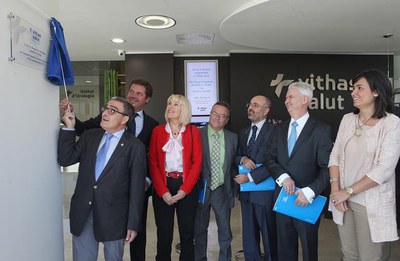 L'alcalde de Lleida, Àngel Ros, ha presidit la inauguració de les noves instal·lacions de l'Hospital Vithas Montserrat..