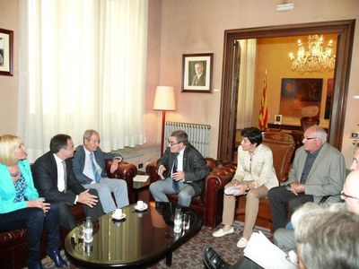 La Paeria i la CHE han acordat dur a terme un pla de treball conjunt per garantir un cabal ecològic al riu Segre.