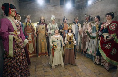 Els gegants de la ciutat estaran exposats al Pati de la Paeria perquè els infants puguin anar-los a visitar.