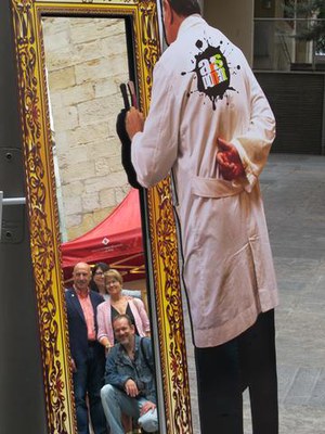 Montse Parra i Rafael Peris han vistiat la Zona d'Art aquest matí.