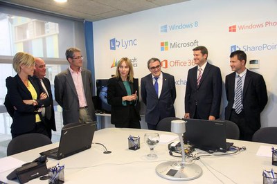 El Productivity Lab està instal·lat a l'H1 del Parc Científic, a l'empresa llleidatana partner de Microsoft, IFR Group..