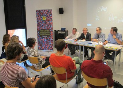 Josep Presseguer, Oriol Yuguero, el Dr. Joan Colom i Miquel Padilla han presentat aquesta tarda Nits Q Lleida.