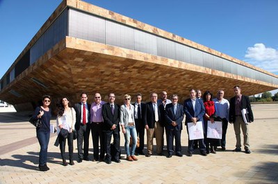 Els membres de la Comissió de la Societat de la Informació i Noves Tecnologies de la FEMP han visitat la Llotja.