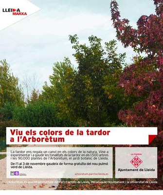 Imatge de la campanya de promoció de l'activitat de Tots Sants a l'Arboretum..