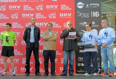 Abans de començar la cursa, s'ha recordat la figura de l'alpinista lleidatà, Juanjo Garra, qui va impulsar la prova.