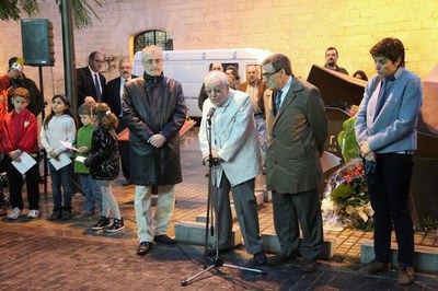 L'exalumne Manuel Sampedro ha estat l’encarregat de recordar els fets del 2 de novembre de 1937, quan el centre escolar fou bombardejat.