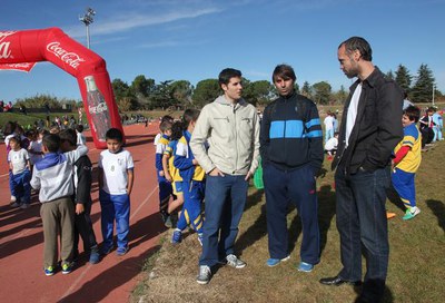 El regidor Txema Alonso ha assistit a la 12a jornada de Miniatletisme.