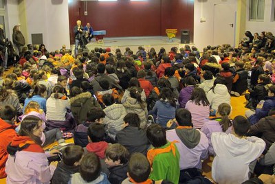 El regidor Castillo ha saludat els infants, els joves i les seves famílies que han participat en la Jornada Lleida Lleure.