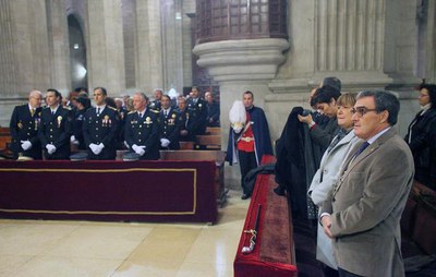 Després de l'ofrena floral a l'altar dedicat a Santa Cecília, s'ha fet la missa a la Catedral Nova.