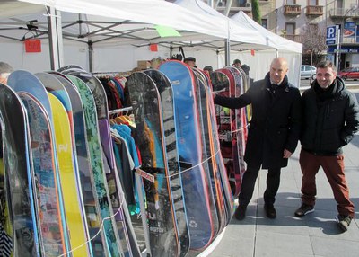 Les parades de l'Snow & Go es poden visitar durant tot el dia a la plaça de Ricard Vinyes.