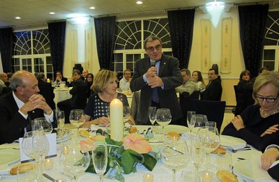 L'alcalde ha estat l'encarregat de tancar els parlaments en el sopar dels Enginyers Industrials.