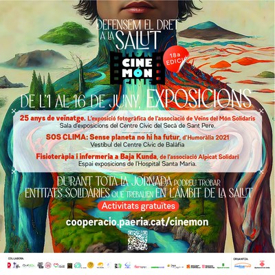 De l'1 al 16 de juny també es fan exposicions en diferents espais de la ciutat, en el marc de Cinemón.
