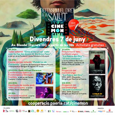 Aquest és el programa del CINEMÓN pel dia 7.