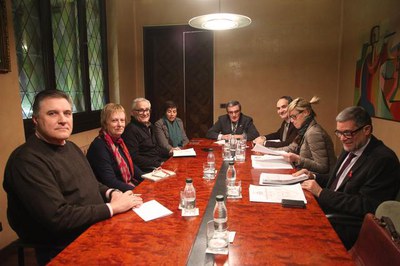 El paer en cap també ha compartit amb els representants sindicals el projecte de pressupostos..