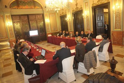 Presentació dels pressupostos als empresaris de Lleida.