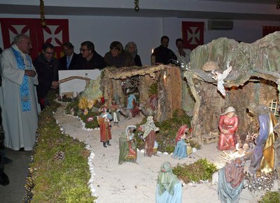 El pessebre de la  parròquia de la Mercè, a la Mariola, es pot visitar fins passat Reis.