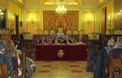 El lliurament del Premi municipal Batec s'ha fet al Saló de Sessions de la Paeria.