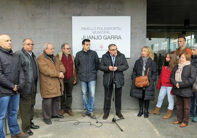 Àngel Ros ha destacat que el pavelló poliesportiu municipal Juanjo Garra contribuirà a l’educació esportiva, especialment dels nens i els joves de Ll….