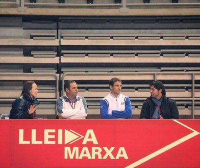 La tennista  Martina Hingis, guanyadora de cinc trofeus de Gran Slam i la número 1 més jove  del tennis internacional, amb només 16 anys, avui al Pav….