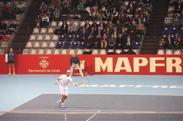 Fernando Verdasco, guanyador del Màster Nacional de Tennis que s'ha disputat a Lleida